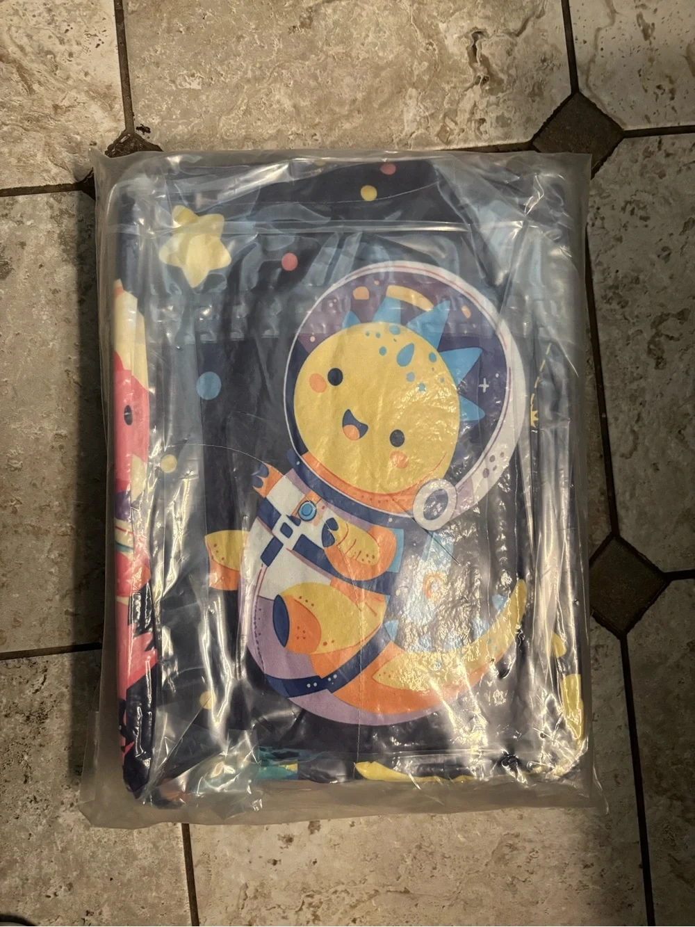 Kids Astronaut Dinosaur Full Comforter Set - Outer Space Universe